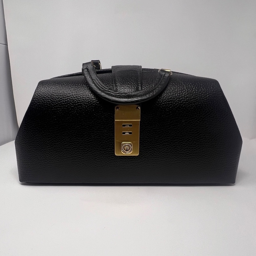 GRAFCO F09 1544-16 Black Leather Doctor’s Bag